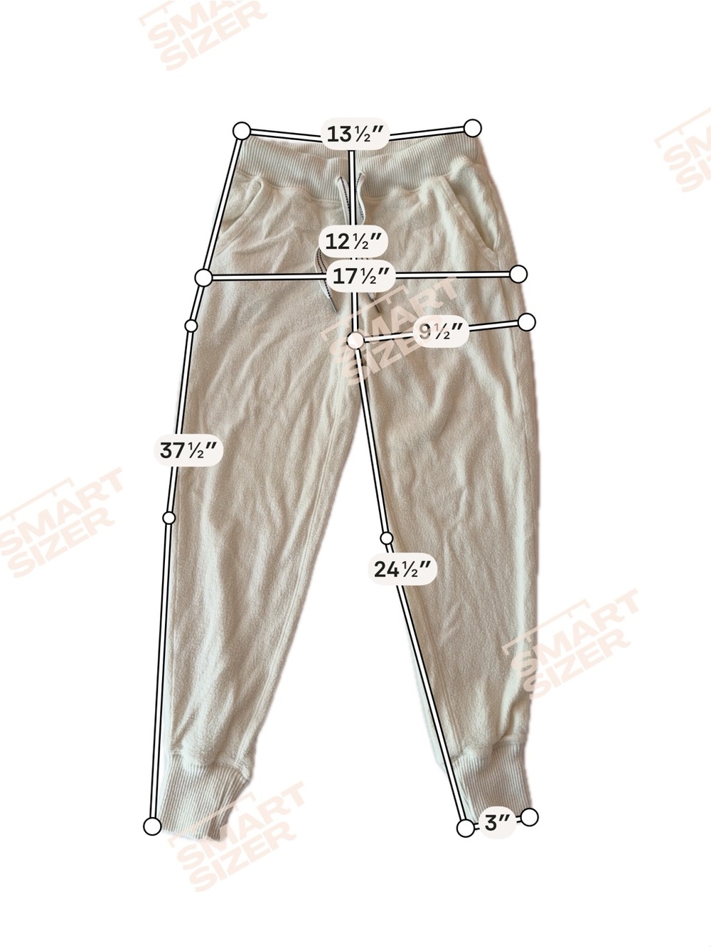 Aerie Cream Jogger Sweatpants XS Cotton Modal Lounge Pants - Picture 7 of 9
